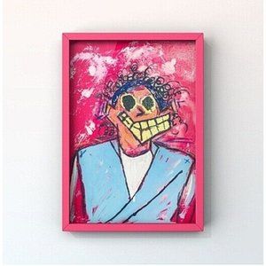 Pink Pablo Original 8x10 Print by Malcom Xavier